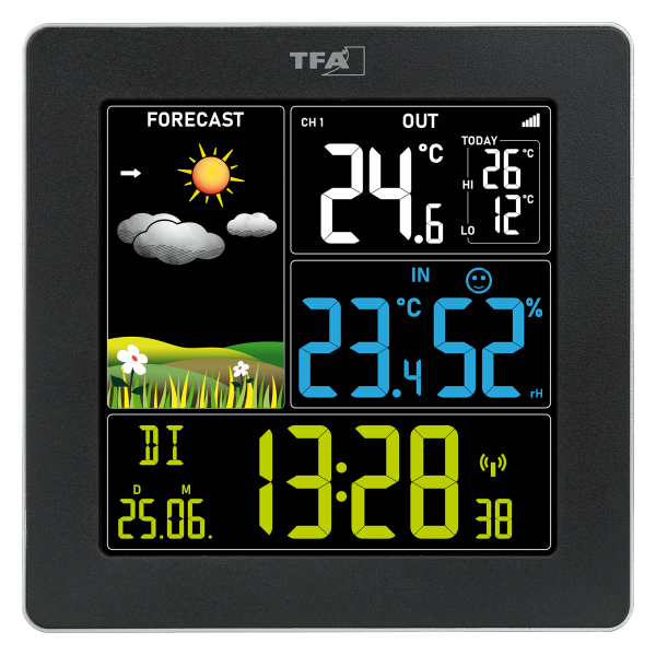TFA | Funk-Wetterstation Sun 2 mit Farbdisplay